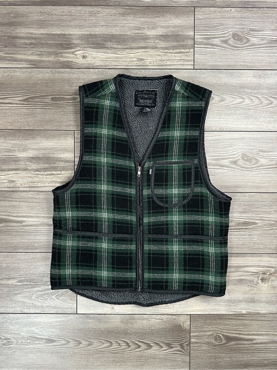 Levi's Other - Vintage Levi's Plaid Wool Sherpa Lined Vest